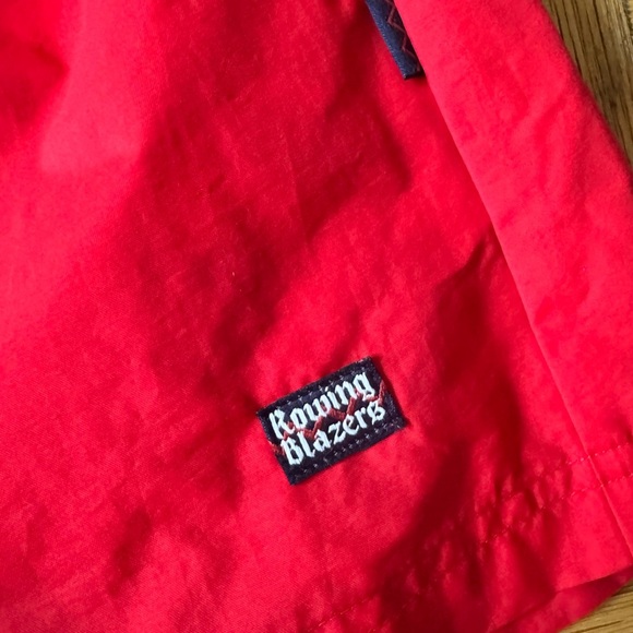 Rowing Blazers The 90s Nylon Shorts Size 28 Elastic Waist Drawstrings - Picture 9 of 9